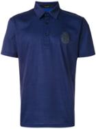 Billionaire Crest Patch Polo Shirt - Blue
