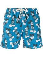 Mc2 Saint Barth Mickey Mouse Trunks - Blue