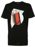 Neil Barrett - Geometric Print T-shirt - Men - Cotton - M, Black, Cotton