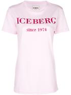 Iceberg Logo T-shirt - Pink & Purple