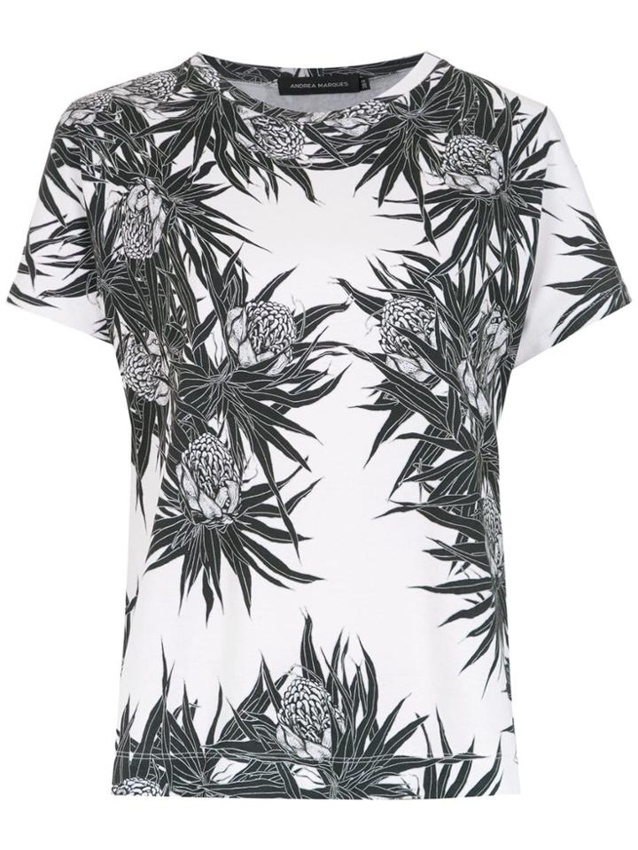 Andrea Marques Printed T-shirt - White