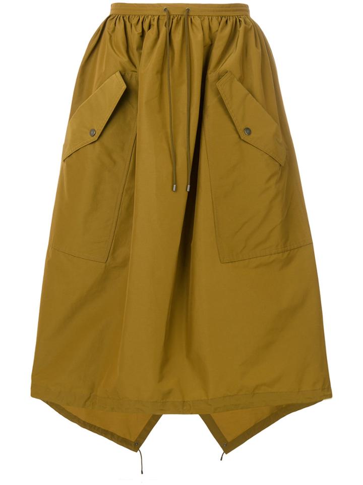 Kenzo Full Pocket Skirt - Green