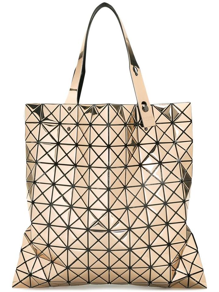 Bao Bao Issey Miyake Metallic (grey) Tote, Women's, Nylon/polyester/polyurethane/brass