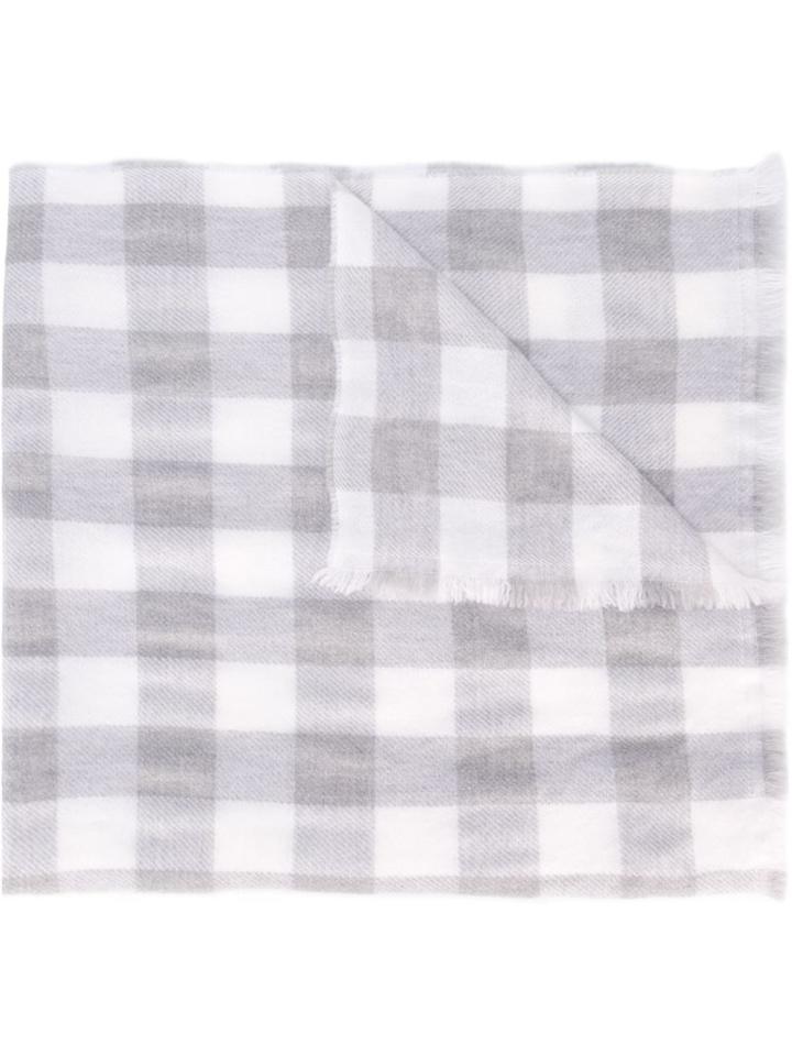 Eleventy Check Scarf