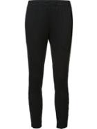 Issey Miyake 'cosmic Ripple' Slim Fit Trousers, Women's, Size: 1, Black, Polyester/nylon/polyurethane
