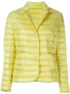 Moncler 'leyla' Padded Jacket, Women's, Size: 3, Yellow/orange, Feather Down/polyamide