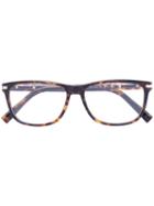 Ermenegildo Zegna - Square Frame Glasses - Men - Acetate/metal - 55, Brown, Acetate/metal