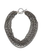 Ann Demeulemeester Multi-strand Necklace - Metallic