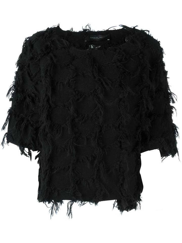 Federica Tosi Frayed Top