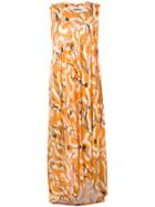 Henrik Vibskov Patterned Asymmetric Dress - Yellow & Orange