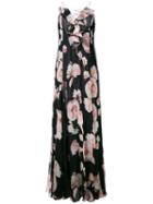 Floral Print Dress - Women - Silk/polyester - 42, Black, Silk/polyester, Redemption