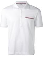 Thom Browne Chest Pocket Polo Shirt, Men's, Size: 5, White, Cotton