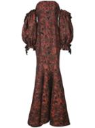 Zac Zac Posen Fitted A-line Dress - Red