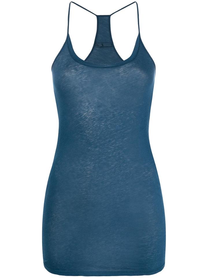 Humanoid Racerback Tank - Blue