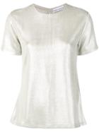 Paco Rabanne Metallic T-shirt - Silver