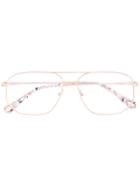 Chloé Eyewear Rectangle Glasses - Neutrals