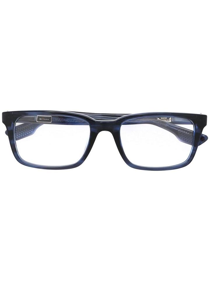 Kiton 'vulcano' Frame, Blue, Acetate