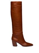 Prada Nappa Leather Boots - Brown