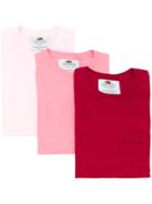 Cédric Charlier Chest Pocket T-shirt - Pink & Purple