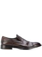 Alberto Fasciani Perforated Loafers - Brown