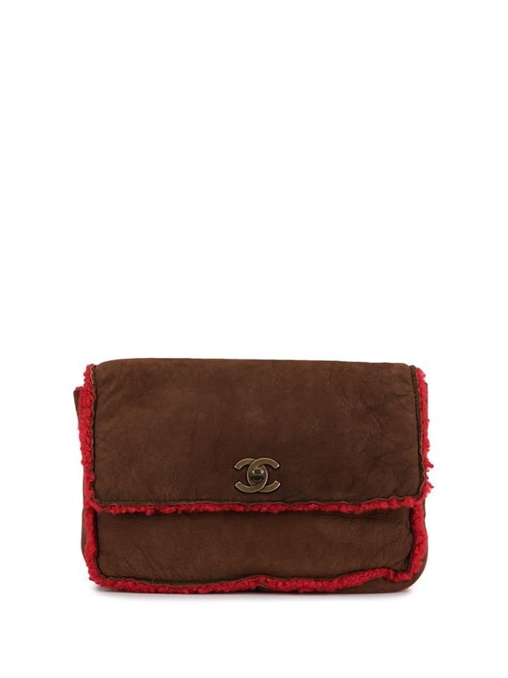 Chanel Pre-owned 1998 Cc Turn-lock Flap Clutch - Brown