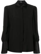 Karl Lagerfeld Karl X Carine Detail Cuff Shirt - Black