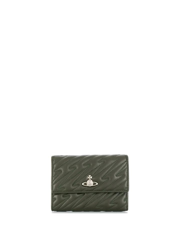 Vivienne Westwood Coventry Quilted Wallet - Green