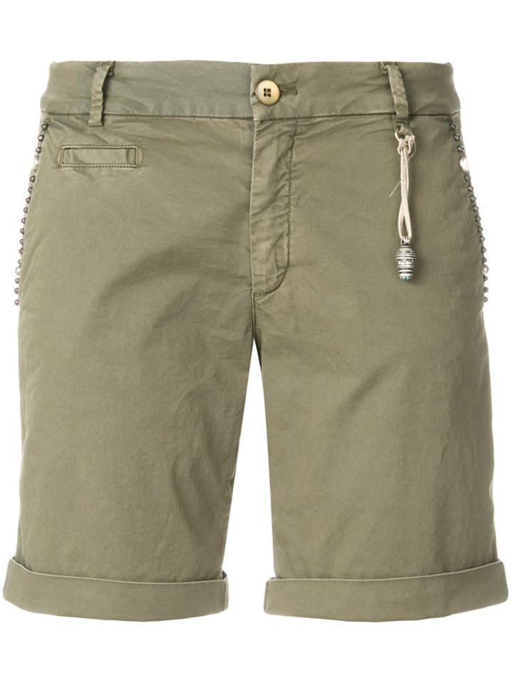 Mason Embellished Shorts - Green