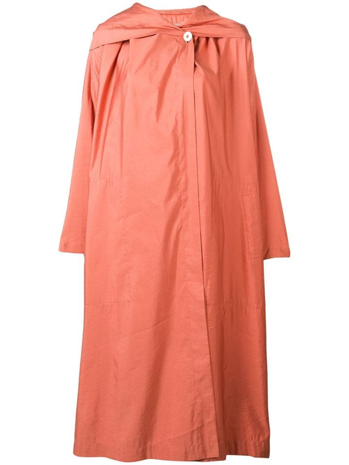 Issey Miyake Vintage Light Hooded Coat - Pink
