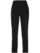 Milly Cropped Slim-fit Trousers - Black