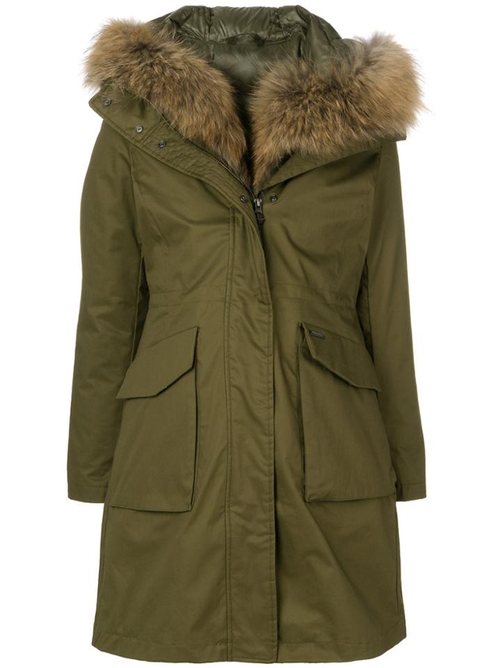 Woolrich Reversible Fur-trimmed Parka - Green