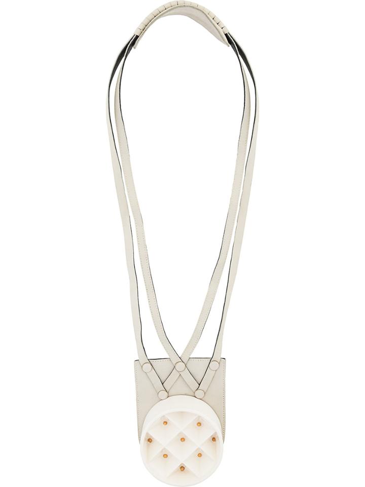 Papieta Hanging Necklace - White