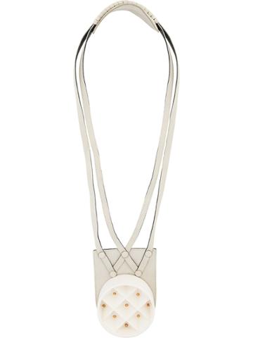 Papieta Hanging Necklace - White