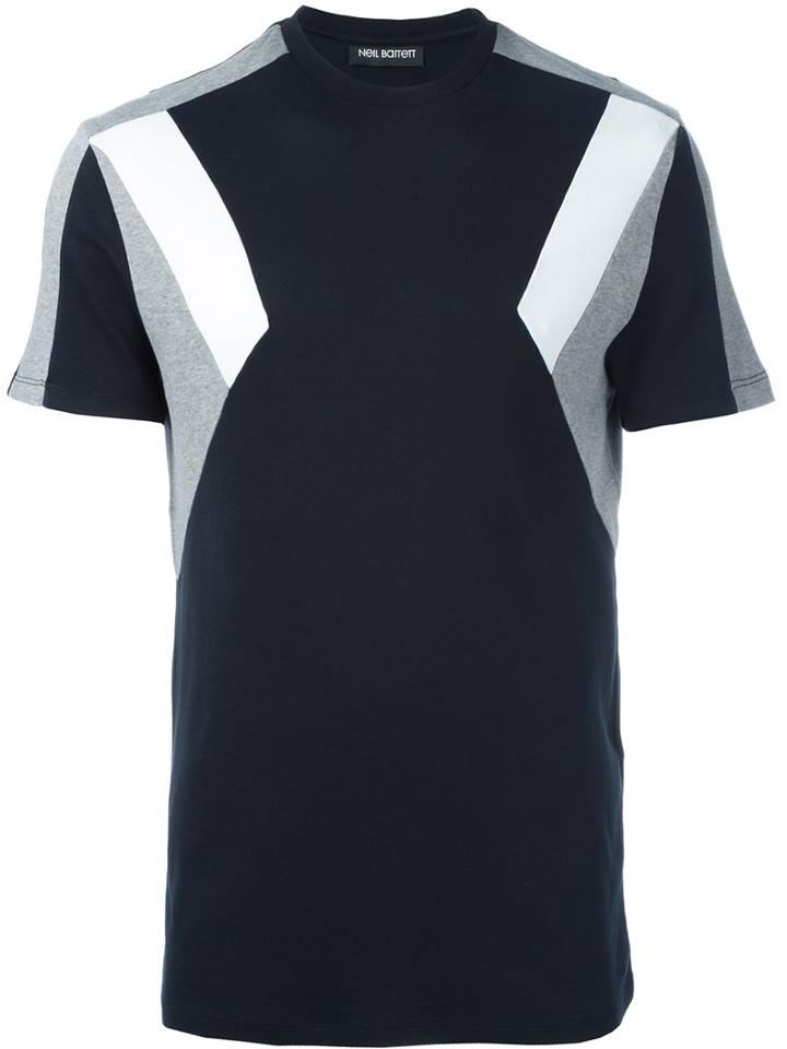 Neil Barrett Contrast Detail T-shirt