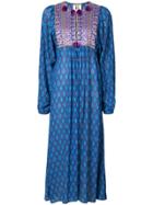 Figue Printed Maxi Dress - Blue