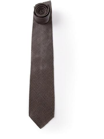 Gianni Versace Vintage Ribbed Tie