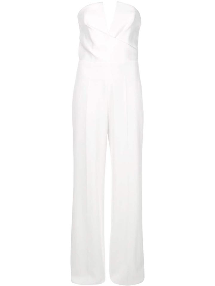 Jay Godfrey Deep V-neck Jumpsuit - White
