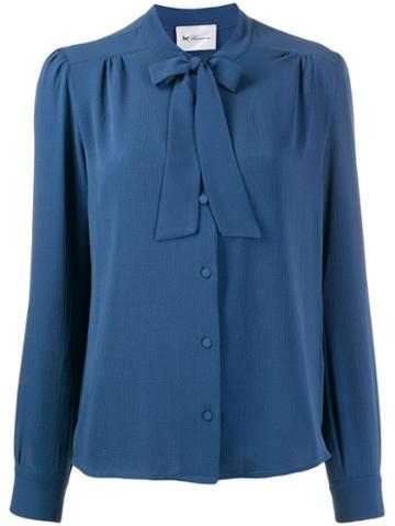 Be Blumarine Pleated Shirt - Blue