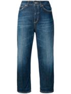 Dondup High-rise Cropped Jeans - Blue