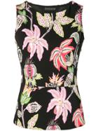 Etro Floral-print Top - Black