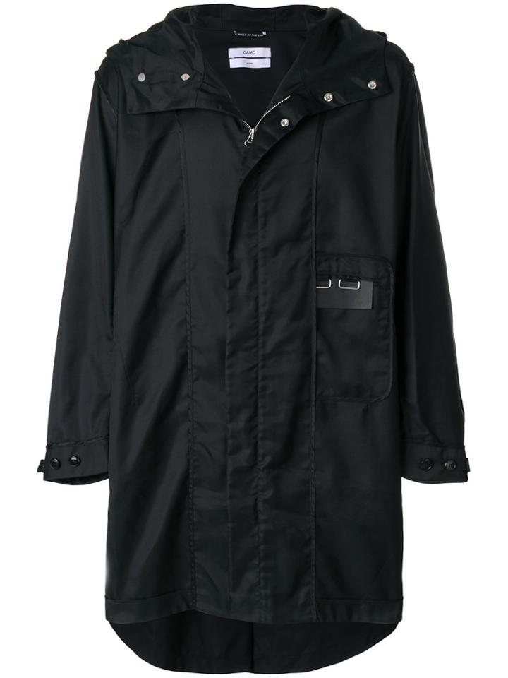 Oamc Oversized Parka Coat - Black