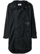 Oamc Oversized Parka Coat - Black