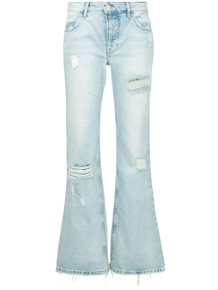 Adaptation Distressed Denim Trousers - Blue
