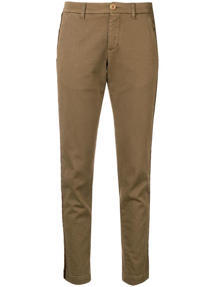 P.a.r.o.s.h. Side Stripe Trousers - Brown