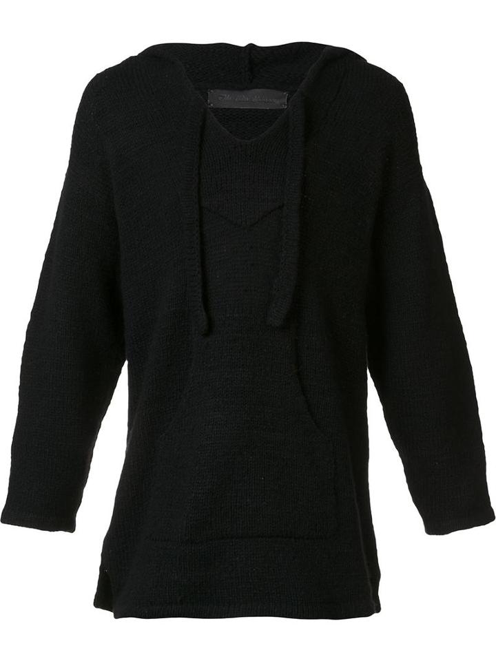 The Elder Statesman V-neck Jumper, Men's, Size: Medium, Black, Wool