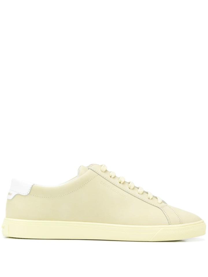 Saint Laurent Low Top Sneakers - Yellow