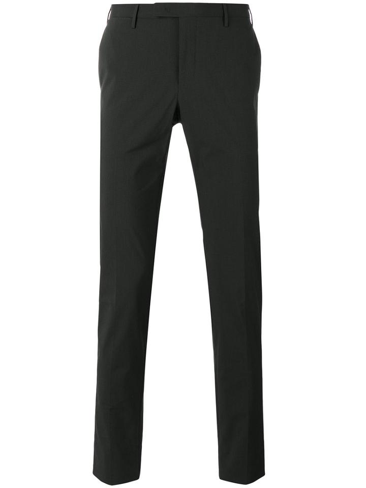 Pt01 - Tailored Trousers - Men - Cotton/polyamide/spandex/elastane - 50, Black, Cotton/polyamide/spandex/elastane