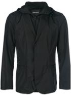 Emporio Armani Lightweight Hooded Jacket - Black
