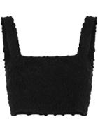 Rachel Comey Knitted Cropped Tank Top - Black