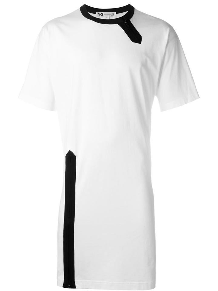 Y-3 Zip Detail Oversized T-shirt
